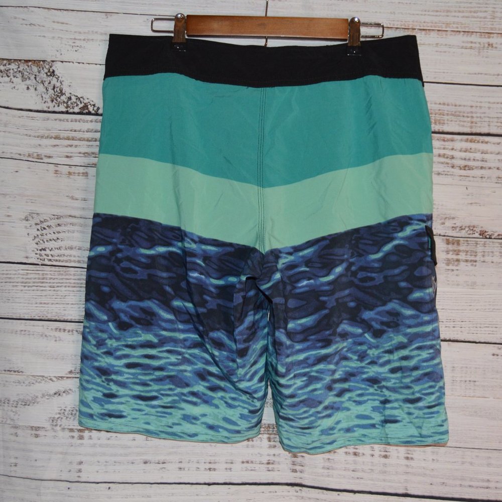 No Fear Waves VTG Y2K Mens Size 34 Swimsuit Board Shorts Trunks GUC